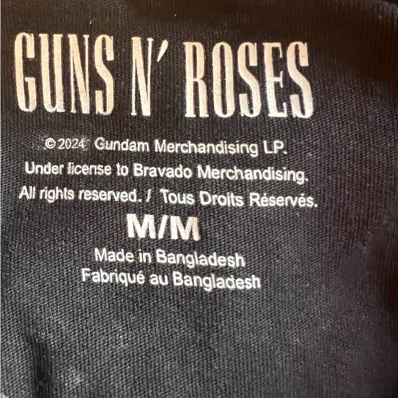 Authentic Guns N’ Roses Music t-shirt men’s size medium shirt New Without Tags - Picture 3 of 5